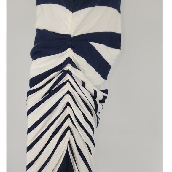 Soft Surroundings Vela Infinity Striped Maxi Dress Navy/White NWT Petite S - Picture 11 of 15